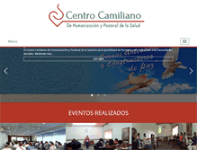 Tablet Screenshot of centrocamiliano.com